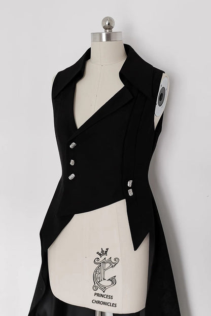 Black Princess Chronicles Burn To Ash Female Ouji Lolita Long Vest