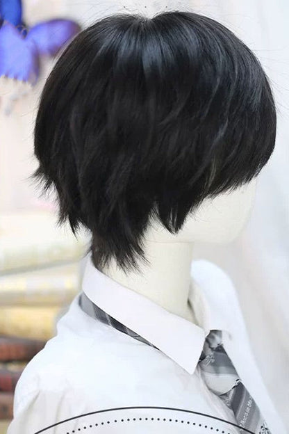 Black Korean Daily Cool Fluffy Short Lolita Wig