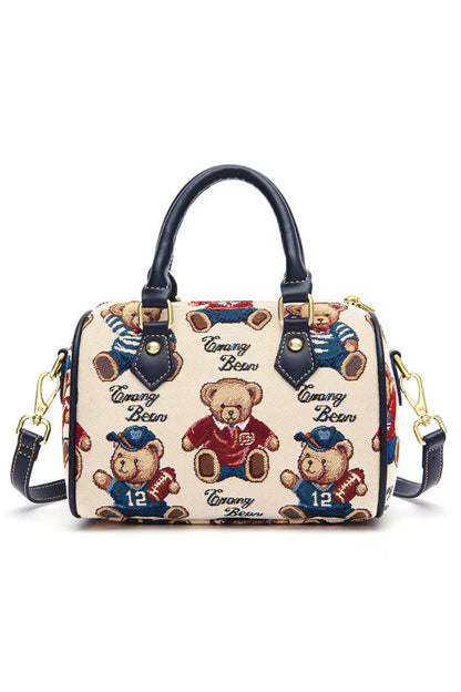 Bear Print Casual Sweet Lolita Shoulder Bag 5 Colors