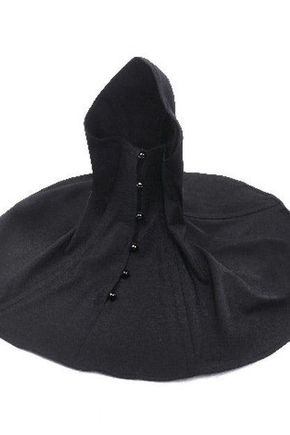 Black Bead High Collar Women's Gothic Punk Neckwear