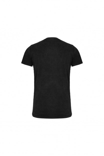 Black Lace-Up Zipper Men's Punk Blouse with Straps