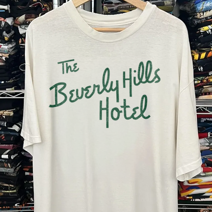 Rare Vintage Beverley Hills White Script Tee