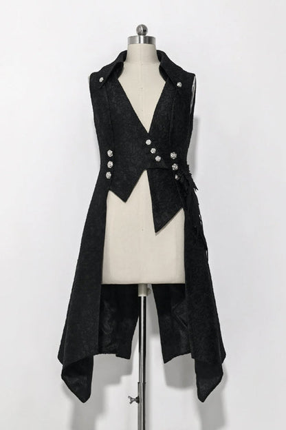 Black Princess Chronicles Burn To Ash Female Gothic Ouji Lolita Long Vest