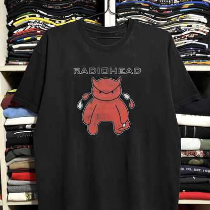 Rare Radiohead Devil Washed Black tee