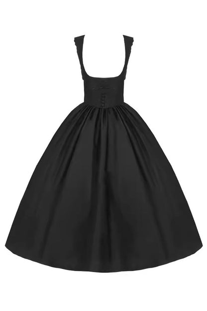 Black Night Traveler Breast Support Classic Gothic Lolita Jsk Dress