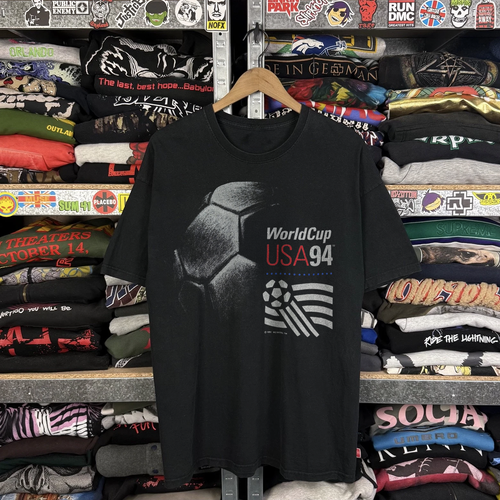 94 USA World Cup Giant Ball Washed Black Tee