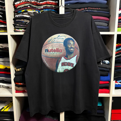 Kobe Nutella Washed Black Tee