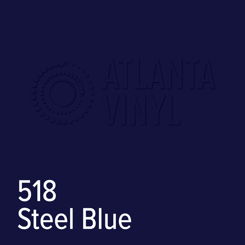 518 Steel blue Oracal 651 Permanent Vinyl (24" Roll)