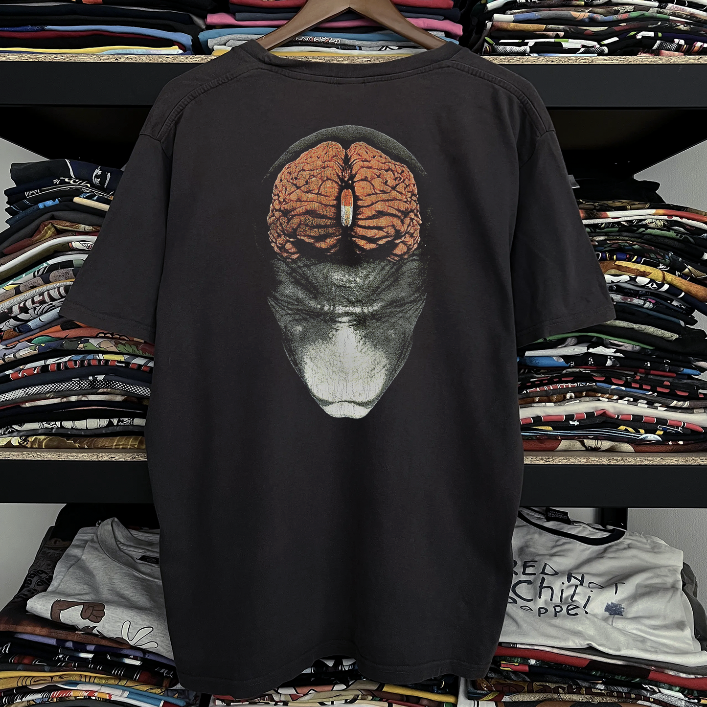90s Tool Pill Brain Washed Black Tee