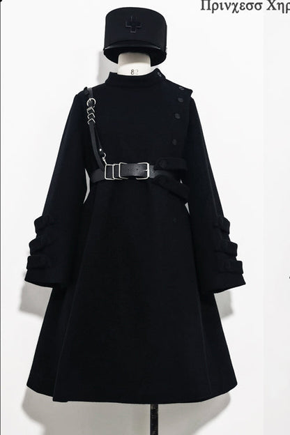 Black Princess Chronicles The northernmost Forest Military Ouji Lolita Coat