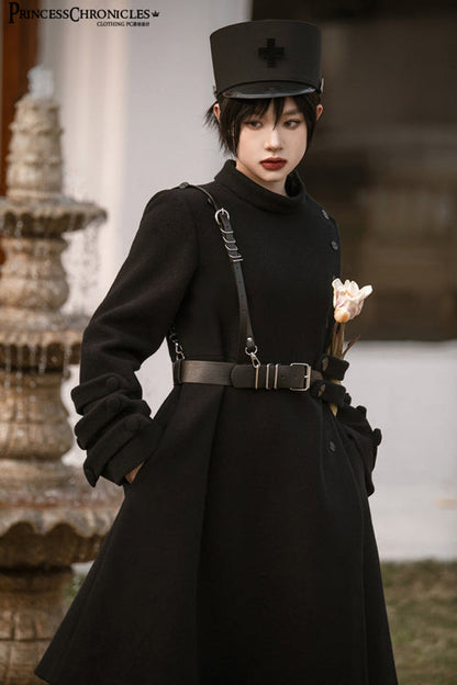 Black Princess Chronicles The northernmost Forest Military Ouji Lolita Coat