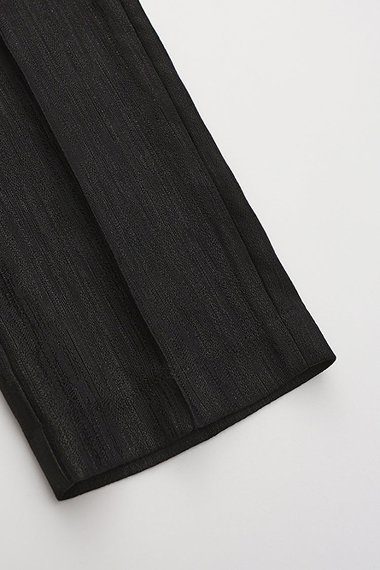 Black Glass Castle Elegant Handsome Prince Ouji Fashion Lolita Pants