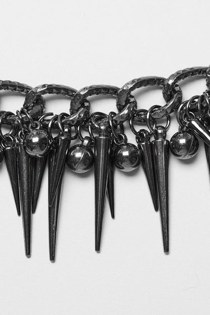 Black Adjustable Metal Waist Chain Women's Steampunk Body Harness