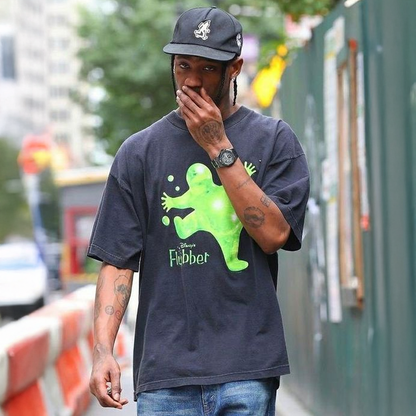 1997 Flubber Rare Promo Washed Black T-Shirt