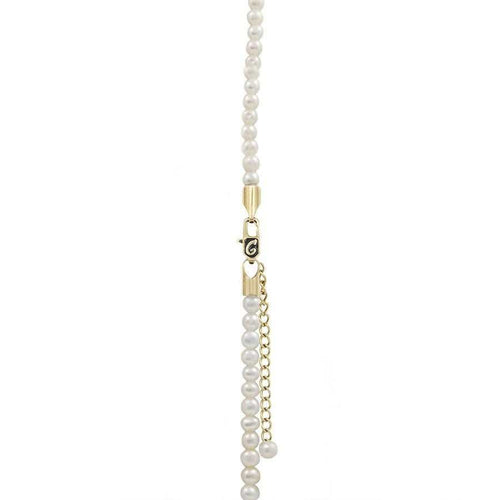 8+2" 3mm White Pearl Anklet