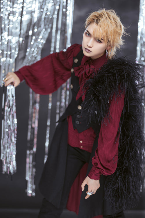 Black Immortal Thorn A Light In The Dark Ouji Lolita Vest