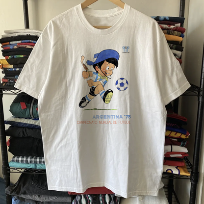 1978 Argentina World Cup Washed White Tee