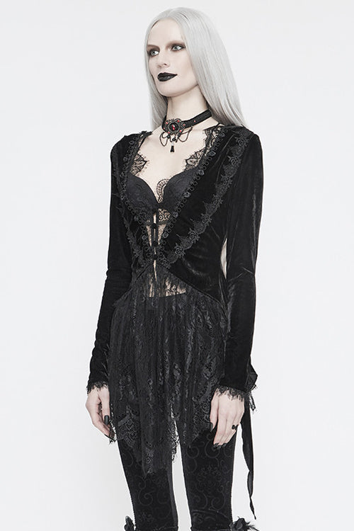 Black Knitted Mini Womens Jacket Dress