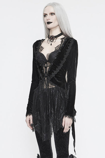 Black Knitted Mini Womens Jacket Dress