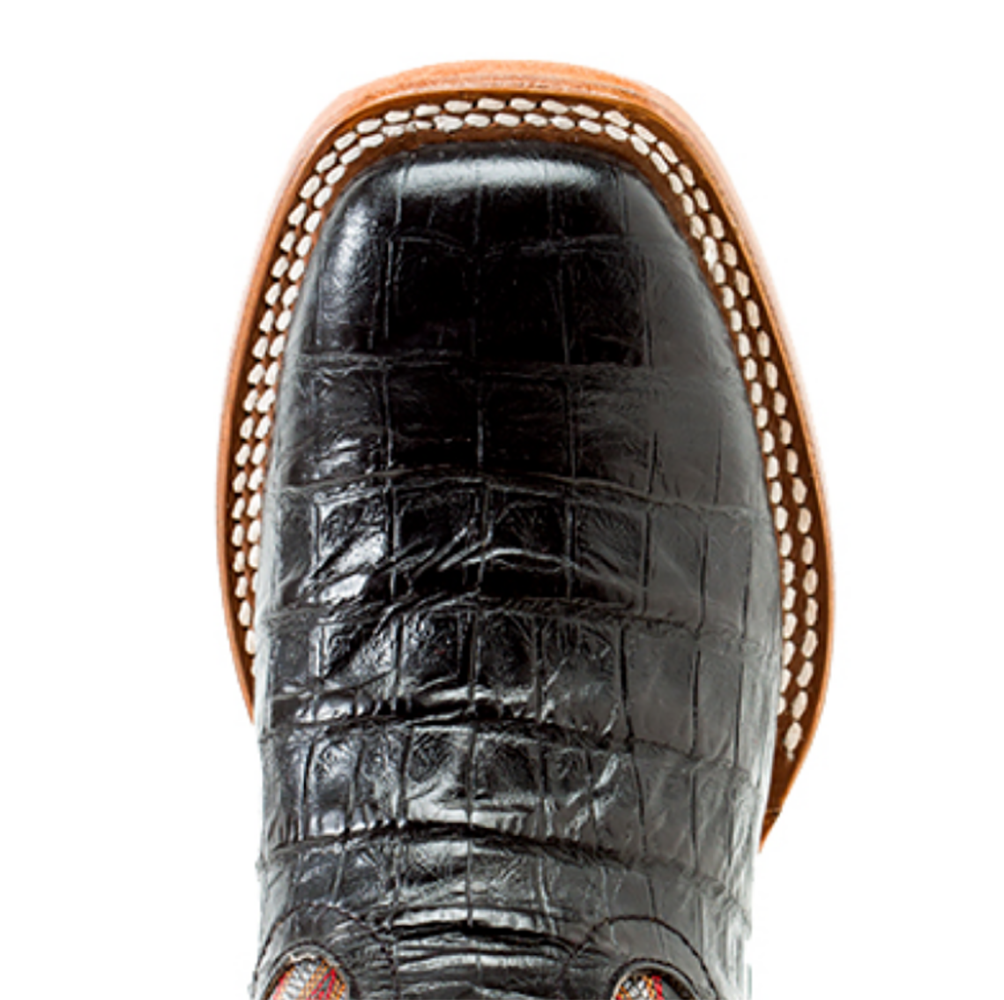 Anderson Bean Kids' Black Caiman Belly Boot