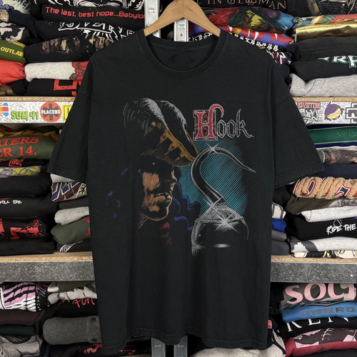 90s Hook Washed Black Tee