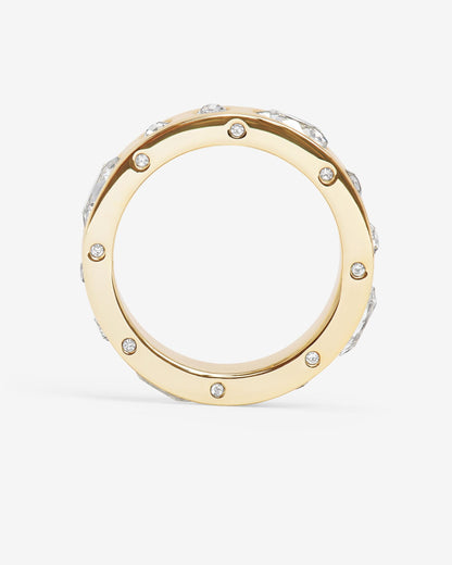 Ashley Sunset Ring - Gold|White Diamondettes