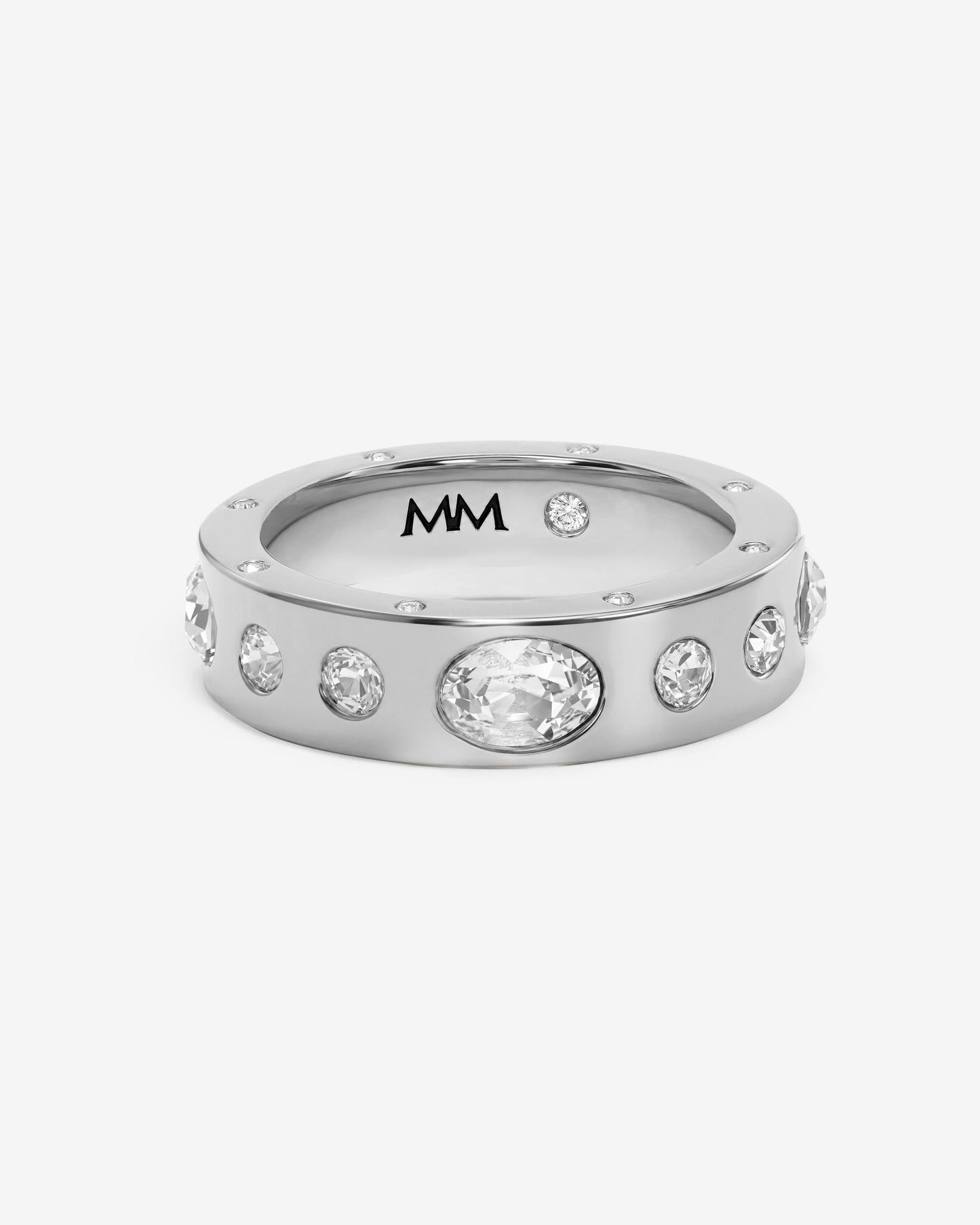 Ashley Sunset Ring - Silver|White Diamondettes