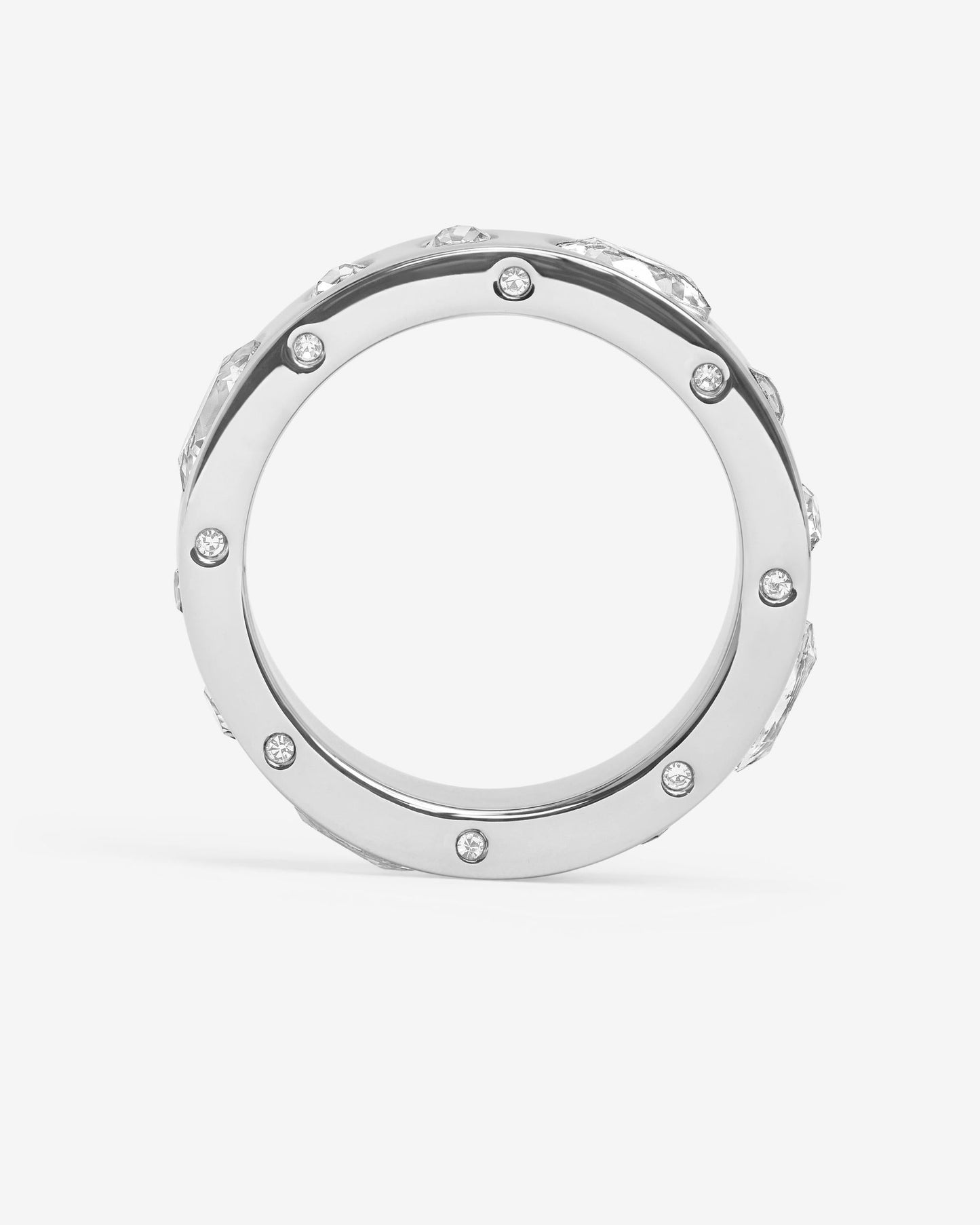 Ashley Sunset Ring - Silver|White Diamondettes