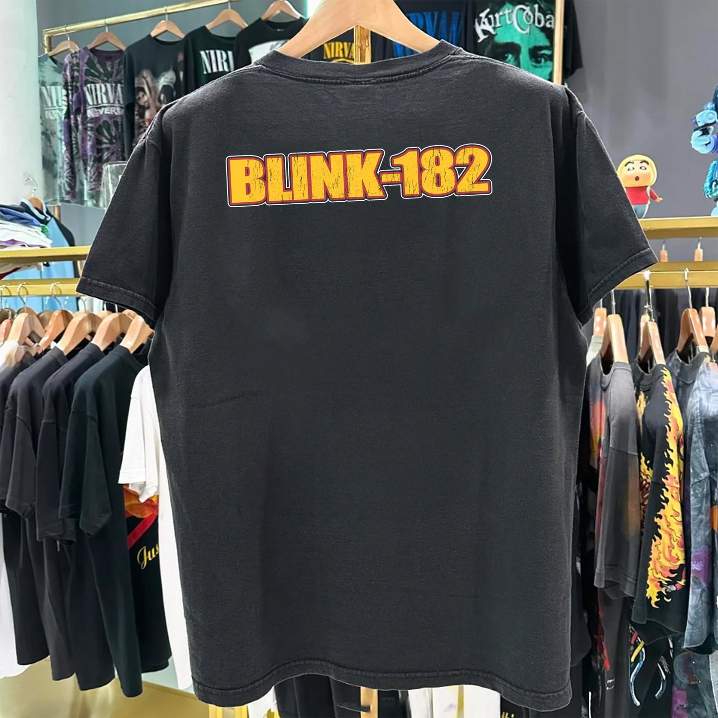 Blink 'Pop-Punk' 182 Black T-Shirt