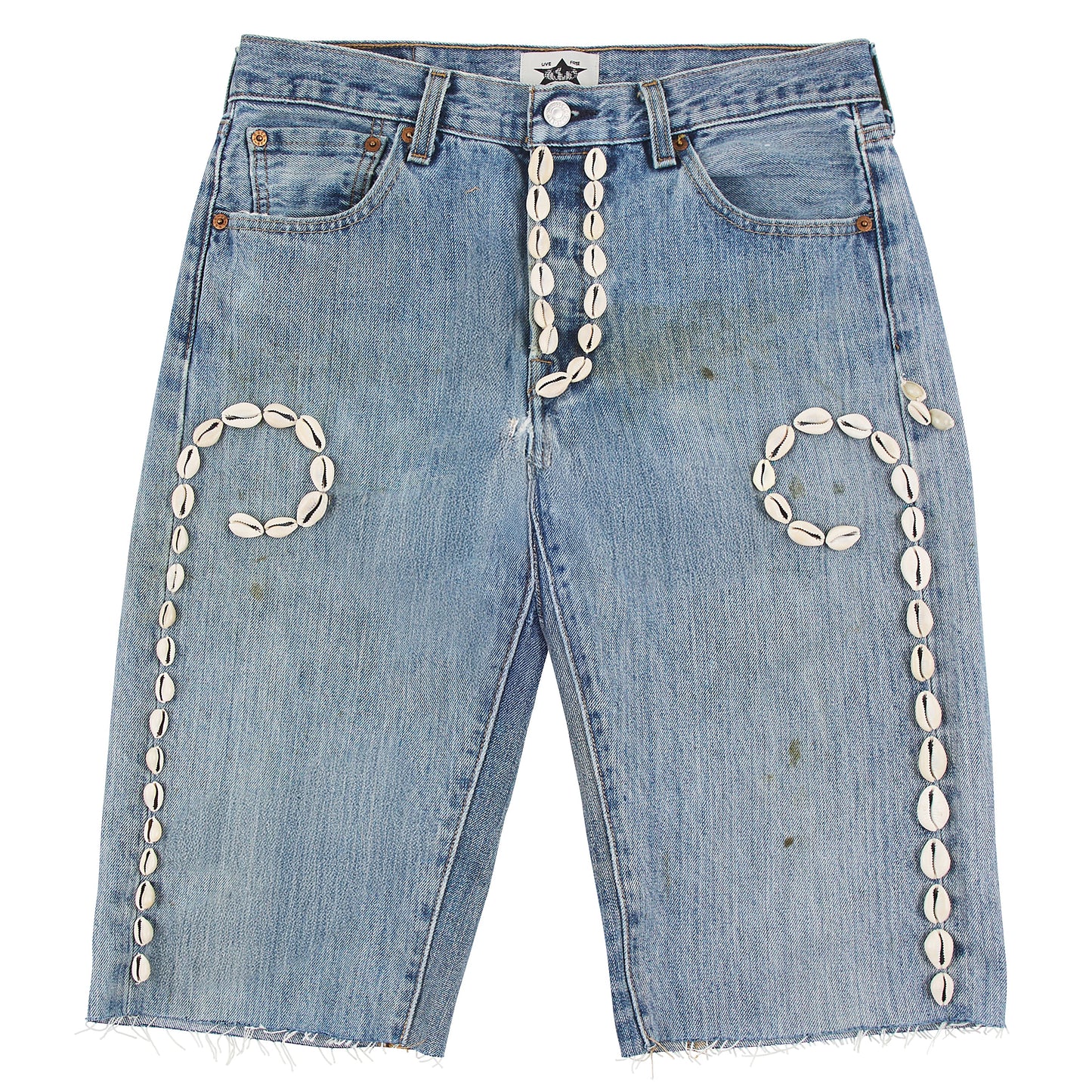 Cowrie Shell Denim Short | Medium Wash