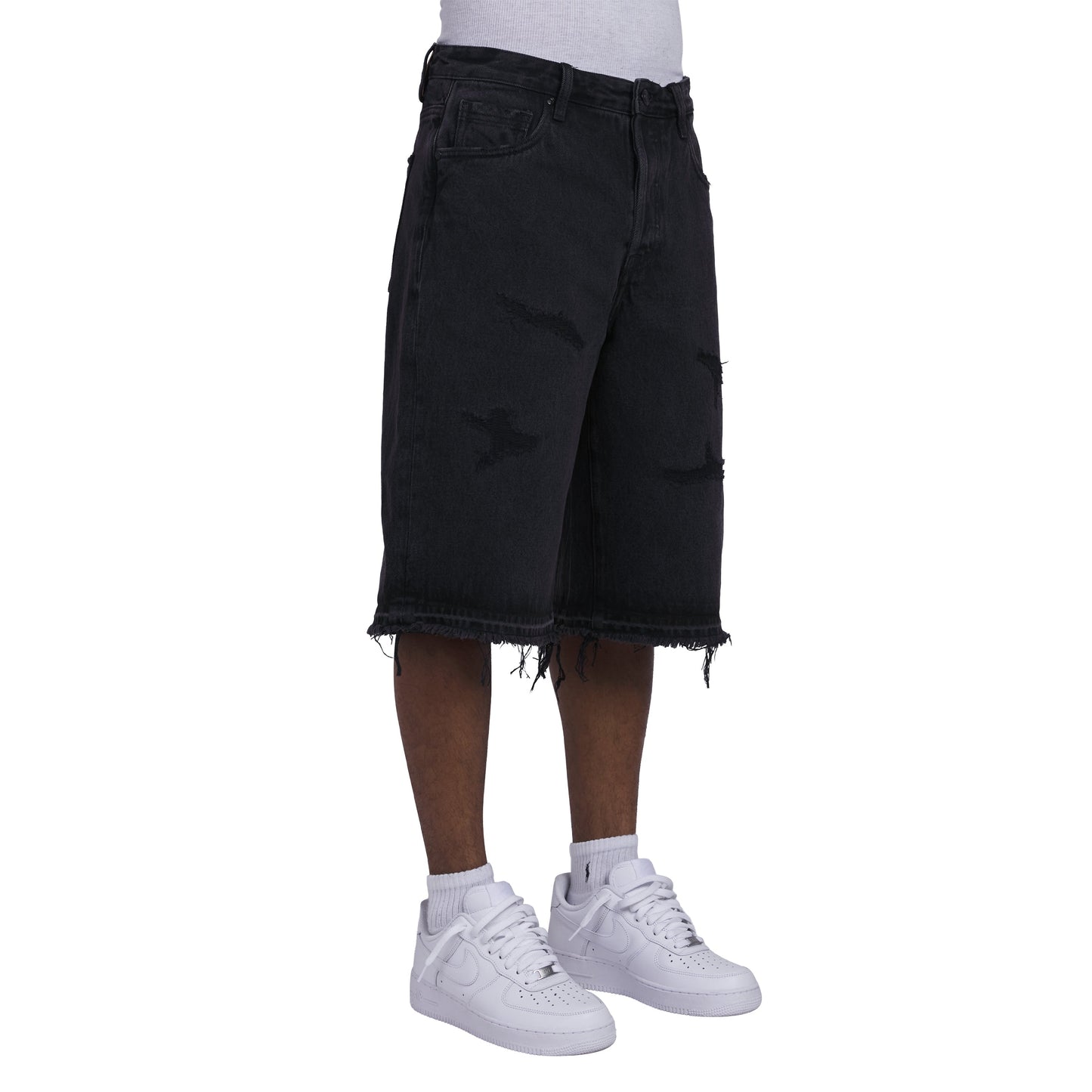 Evo Cutoff Denim Short | Dark Hive