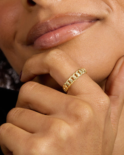 Julian 5mm Ring - Gold