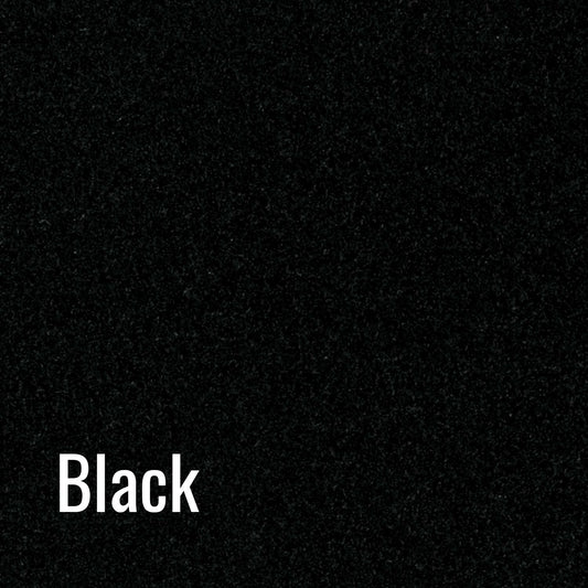 15" Black - Siser StripFlock Pro Heat Transfer Vinyl (HTV)