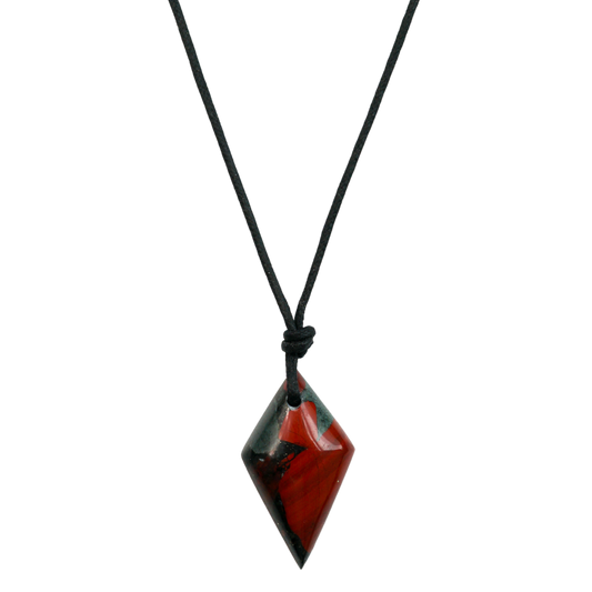Bloodstone Pendant Necklace