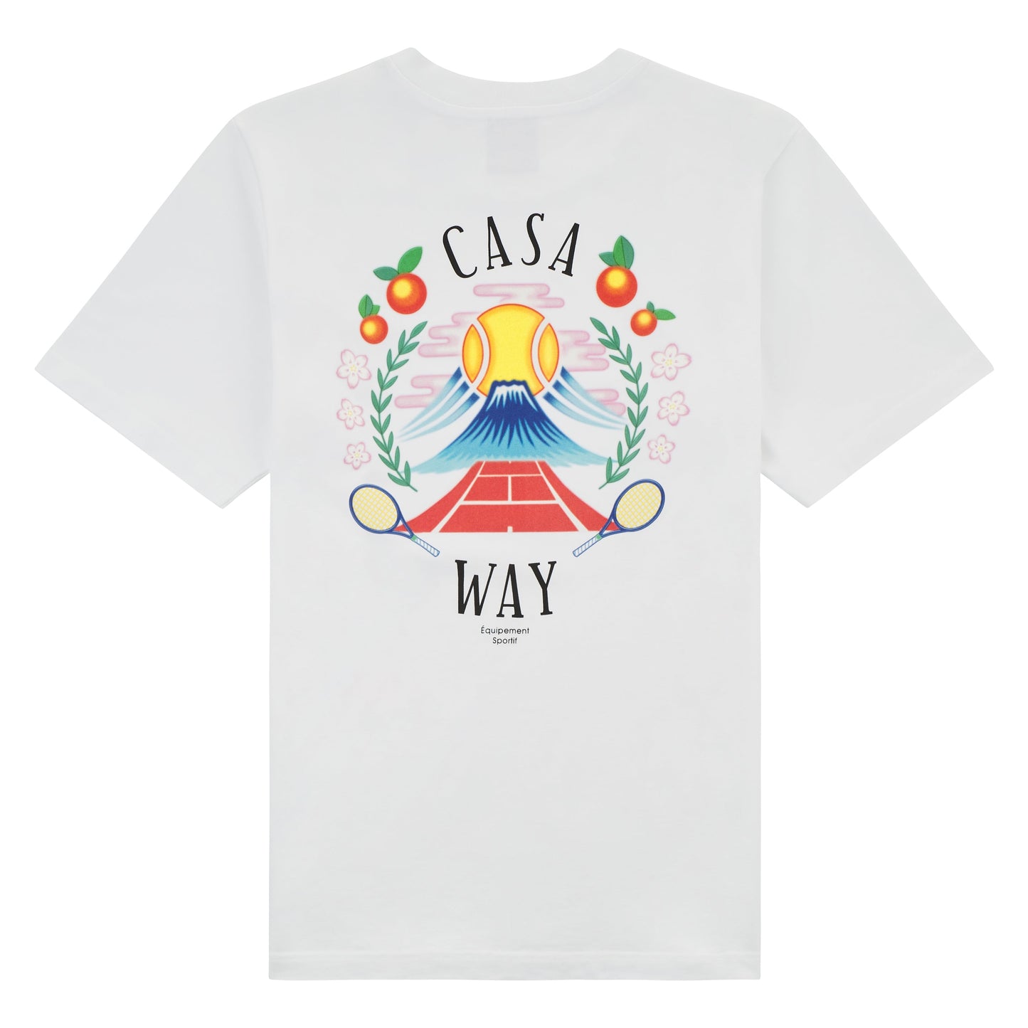 Casa Way Mountain Tee | White