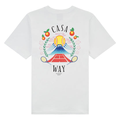 Casa Way Mountain Tee | White
