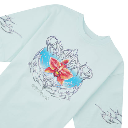 Blades Tee | Pale Blue