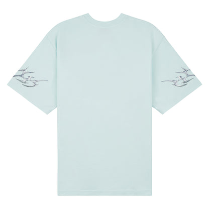 Blades Tee | Pale Blue