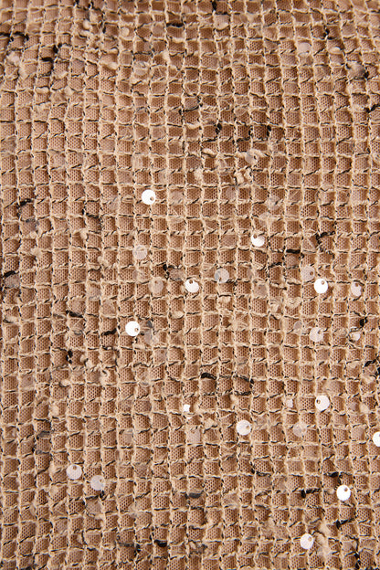 Clear Breeze Champagne Sequin Pants