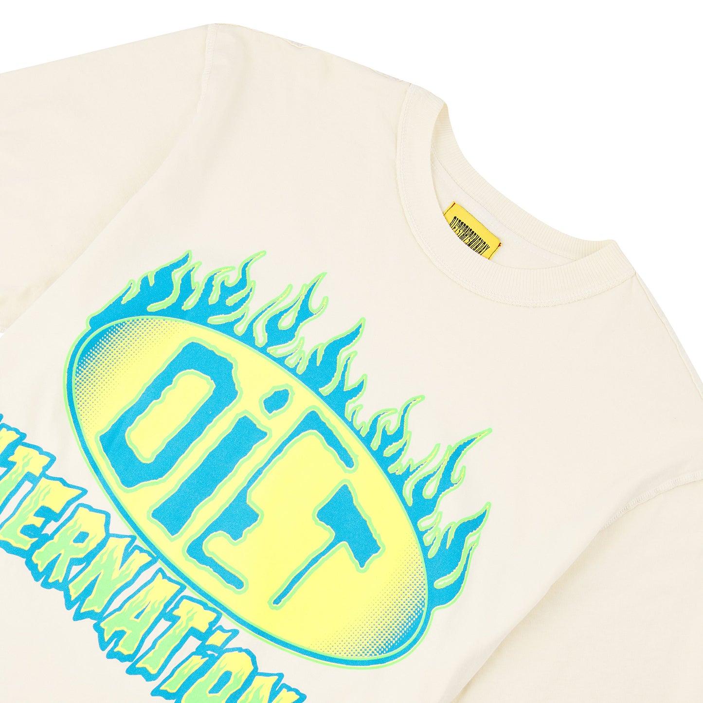 INTL Flame Tee | Antique White