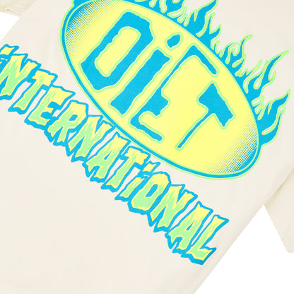 INTL Flame Tee | Antique White
