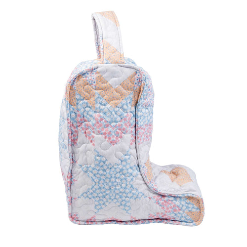 Adeline Patchwork Baby Boot Bag