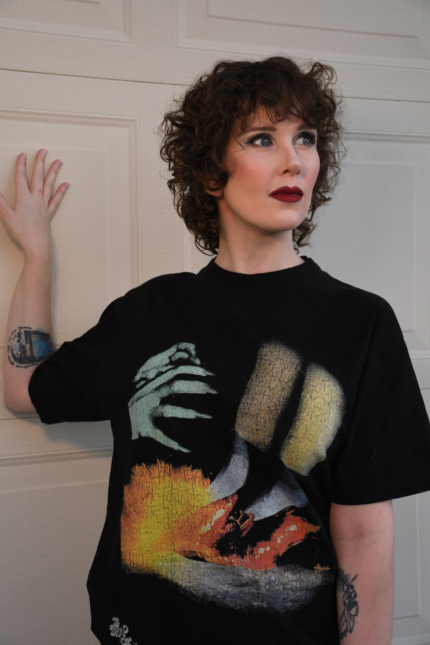 90's I'll Get You My Pretty Vintage Washed Black T-Shirt