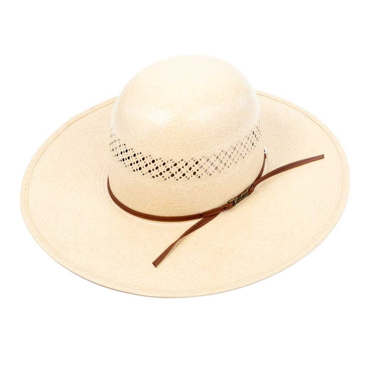 American Fancy Vent 4-1/4" Brim Open Crown Straw Hat
