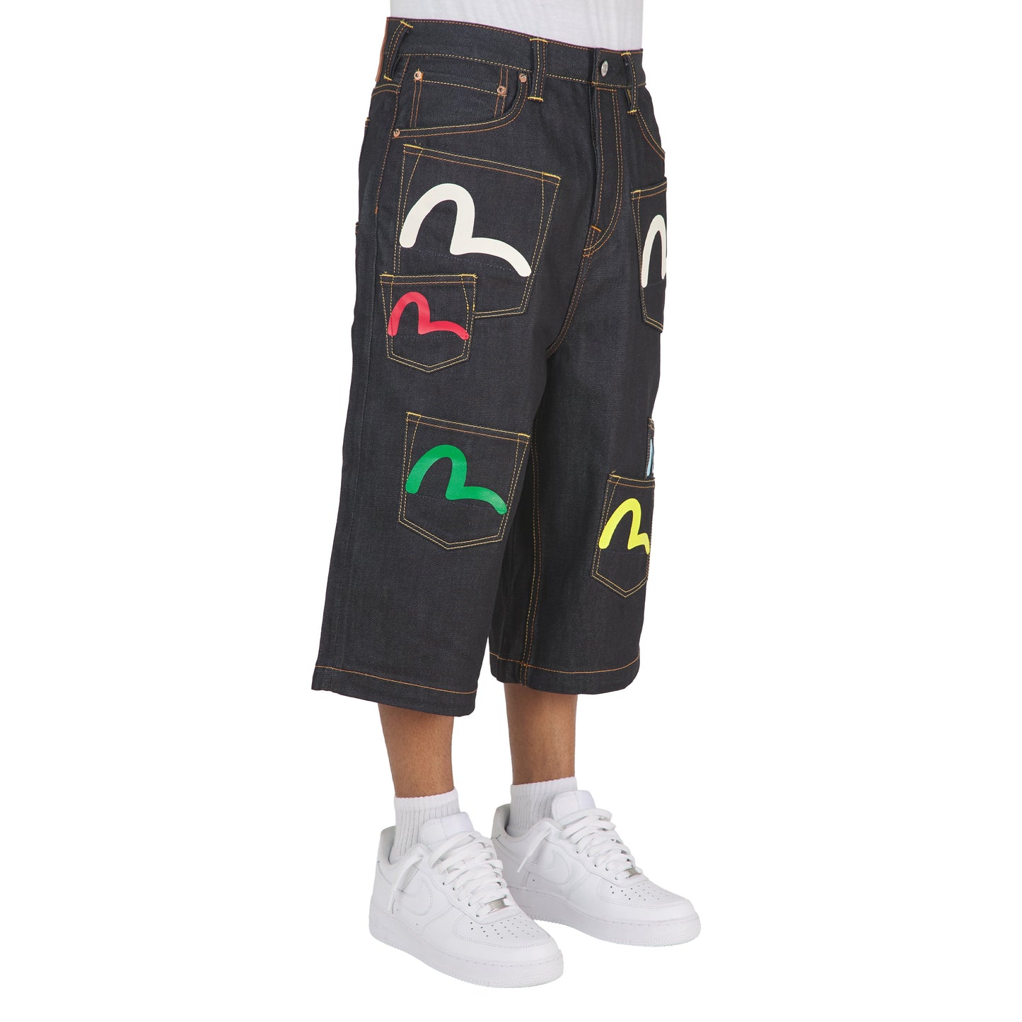 Multi Pocket Seagull Denim Short