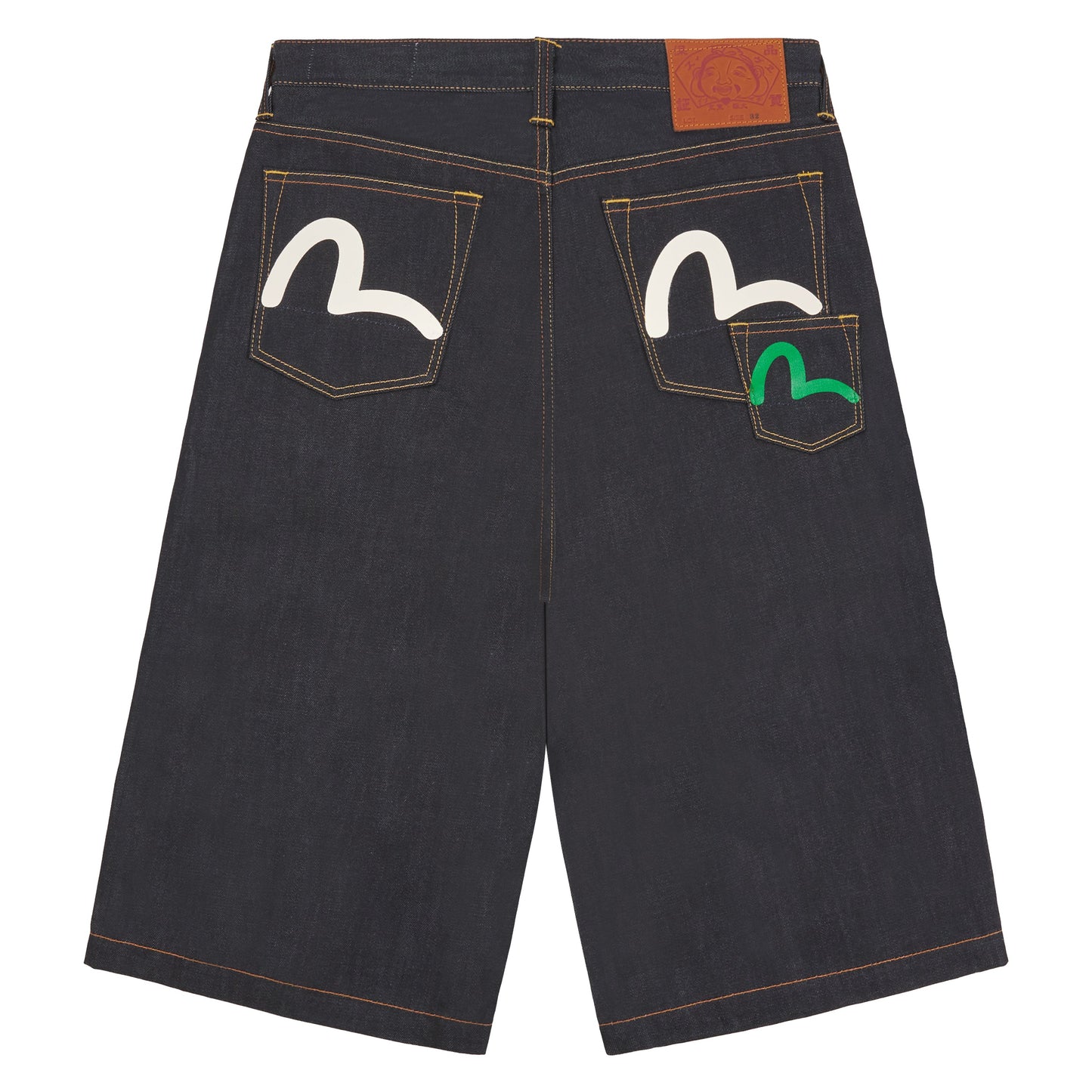 Multi Pocket Seagull Denim Short