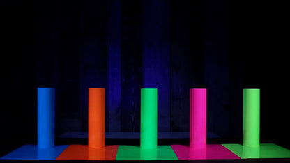 12" Siser Easy Glow Neon Pink Heat Transfer Vinyl (HTV)