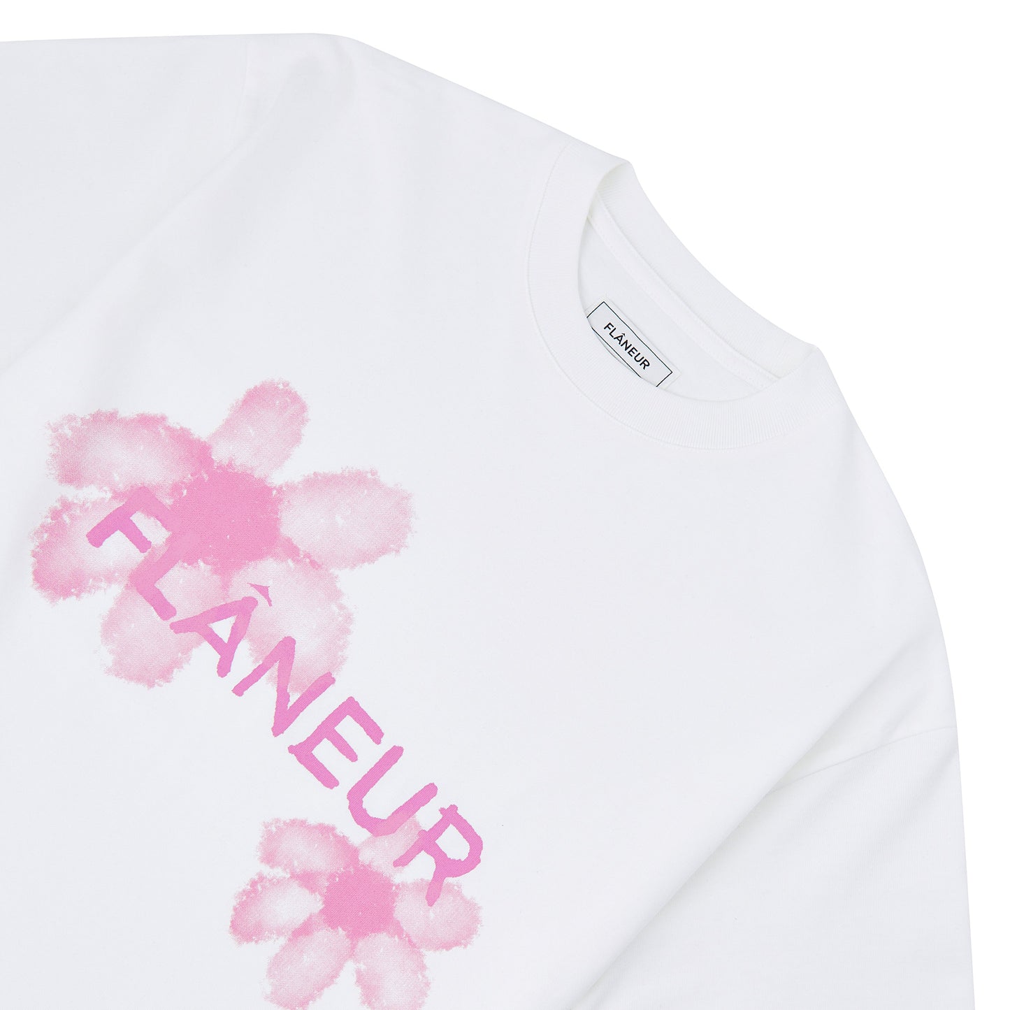 Floral Watercolor Tee | White