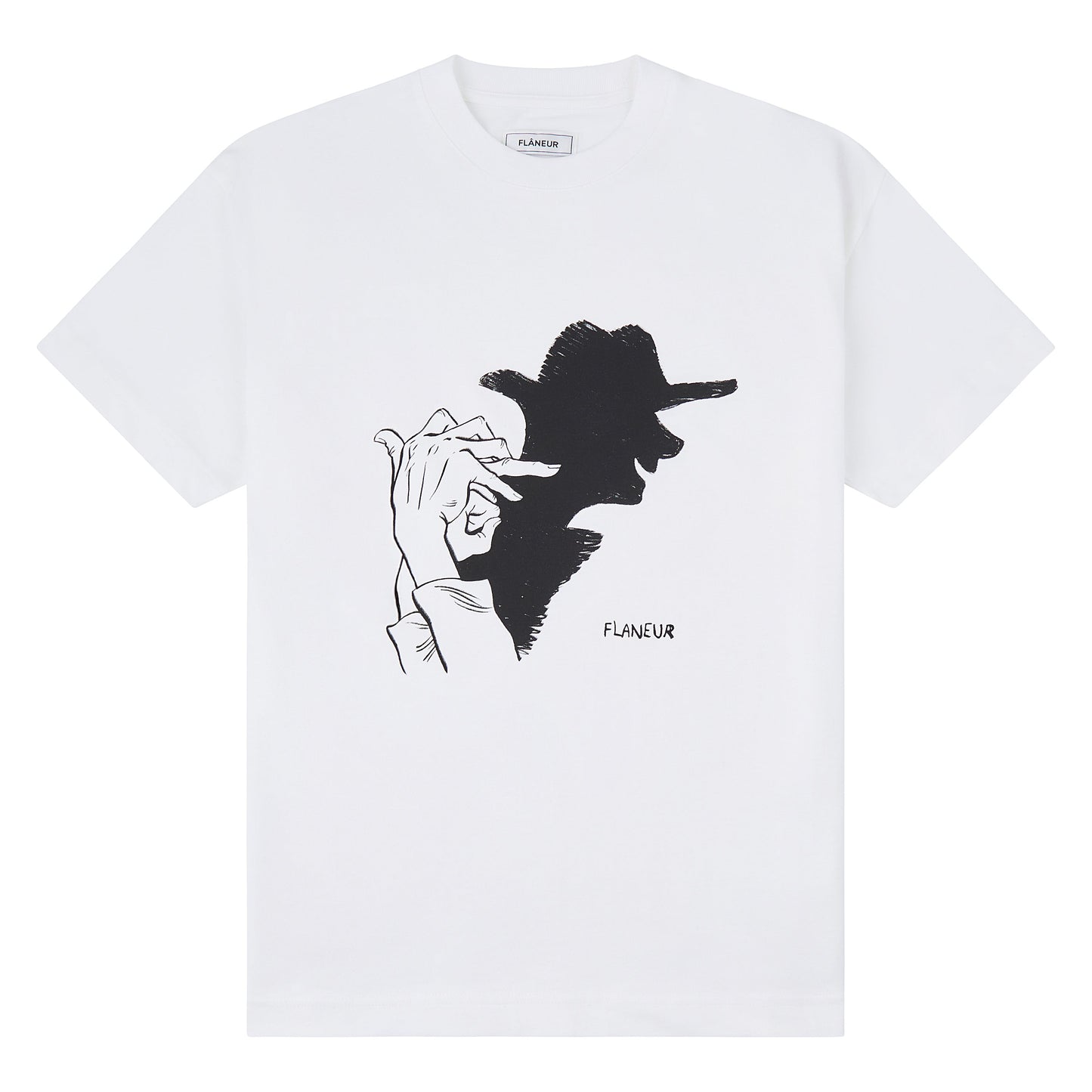 Shadow Play Tee | White
