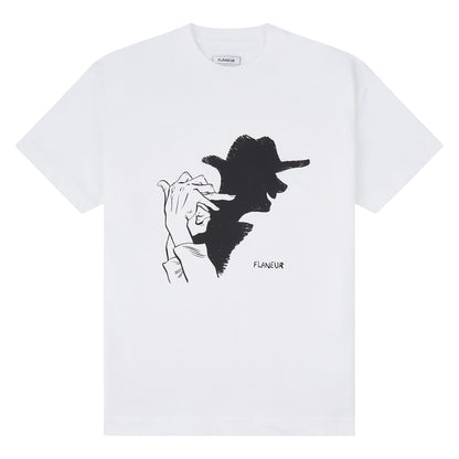 Shadow Play Tee | White